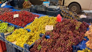 4k Bazaar Alanya Turkey | Farmers Market Oba | Market in Alanya July 2023 TÜRKIYE