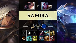 Samira ADC vs Varus: Quadra Kill, Legendary - EUW Challenger Patch 25.S1.2