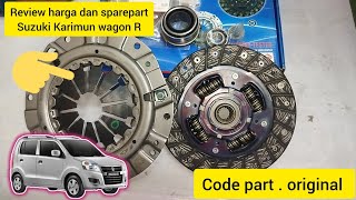 REVIEW HARGA DAN SPAREPART KOPLING SET SUZUKI KARIMUN WAGON  R, KAMPAS KOPLING, RELEASE BEARING,