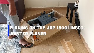 Planing on the JAP 15001 Ingco Planer \u0026 Jointer