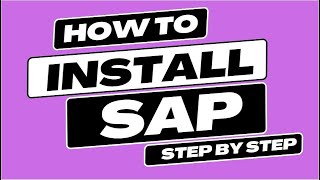 How to install SAP (step by step procedure) II SAP Installation for all window  11/10/8/7 etc