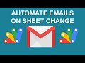 Automate email with Google Sheets when new line is added