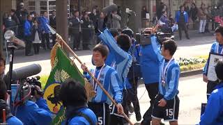 142 宮崎市橘通 鵬翔高校優勝パレード（2013 0126）