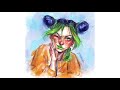 jolyne cujoh speedpaint digital watercolor