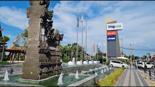 Walking At Living World Mall Bali. The Largest and The Best Shopping Mall In Bali.