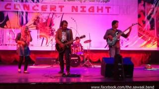 mashup by sawaal band iqra arif & faraz siddiqui live concert at hunar 2016 peshawar