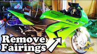 Removing Fairings Ninja 250r