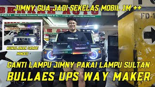 GANTI LAMPU SUZUKI JIMNY JB74 PAKAI BULL AES UPS WAY MAKER + DEMON EYES RGB ‼️|#DEEproject