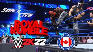 WWE 2K22 ROYAL RUMBLE WWE vs AEW vs NXT vs WCW ROH ECW NWA PWG TNA IMPACT GCW PROGRESS WWF CMLL AAA