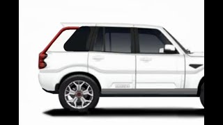 The new mini SUV of Mahindra. Scorpio mini SUV.