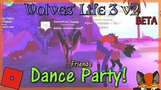 Roblox Wolves Life 3 V2 Beta Fan Arts 22 Hd - roblox dance party leaks update today roblox