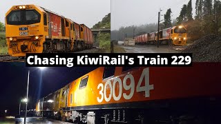 Chasing KiwiRail's Train 229 (HD)