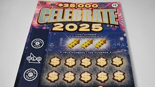 2025-01-06 Ontario Lottery OLG Instant Scratch Ticket #2476 $2 Celebrate 2035 #001 - ASMR