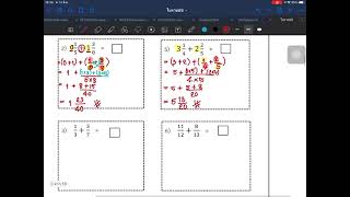 ใบงานที่ 3 การบวกเศษส่วนและจำนวนคละ ป.5 โรงเรียนวัดนิคมประทีป