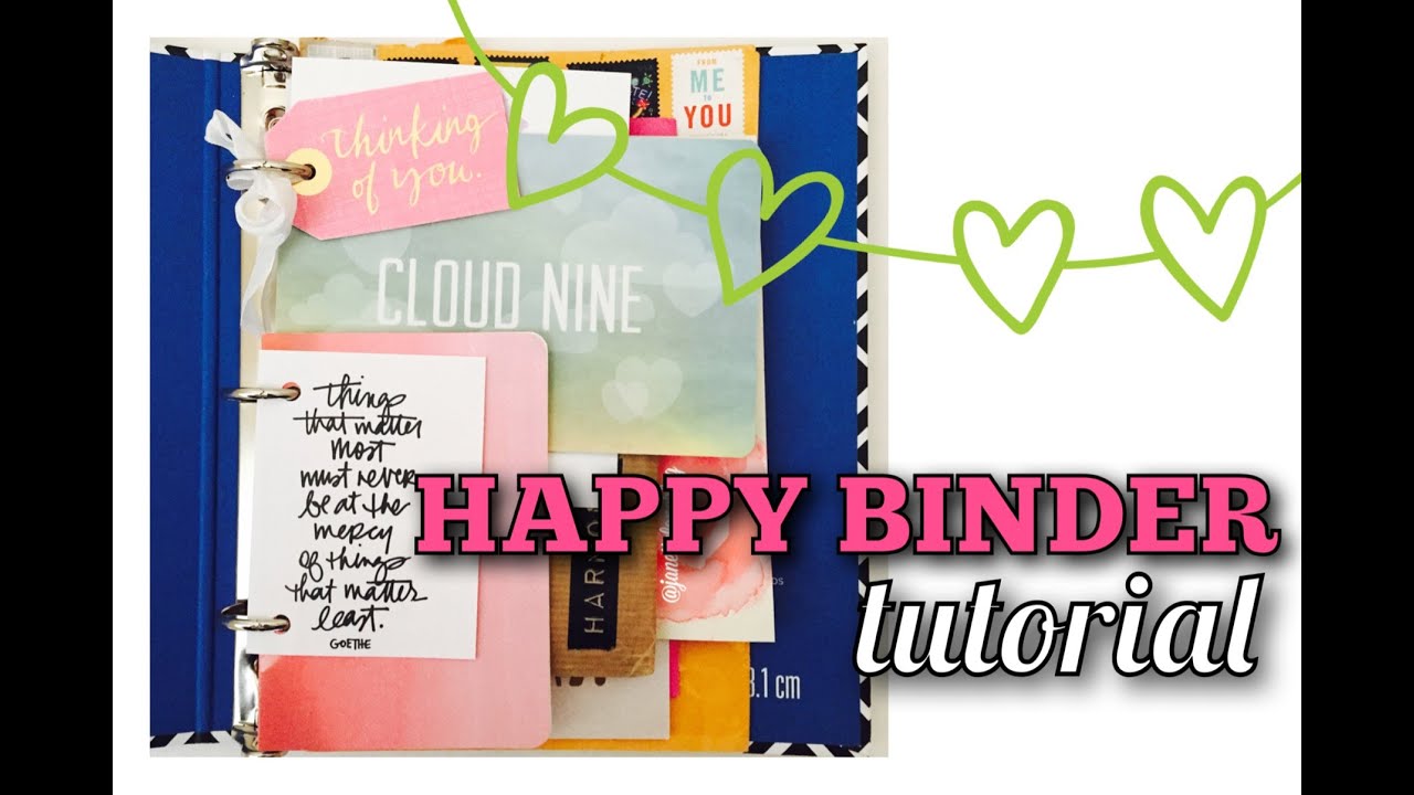 Happy Binder Tutorial Youtube