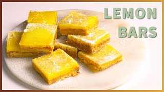 생레몬으로 레몬바 만들기 - 달콤 바삭한 크러스트 베이스에 상큼한 레몬필링 How To Make LEMON BARS