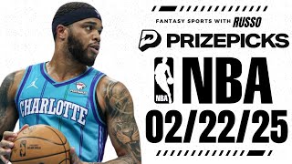 🏀 BEST NBA PICKS FOR SATURDAY | 02/22/25 | BASKETBALL | TODAY | BEST BET | PRIZEPICKS | RUSSO