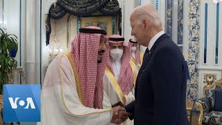 Biden Meets Saudi King, Crown Prince on Jeddah Visit