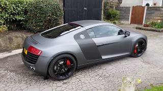 3M Matte dark grey Audi R8