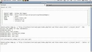 Python SQL Dumper - How to extract all table names from multiple databases