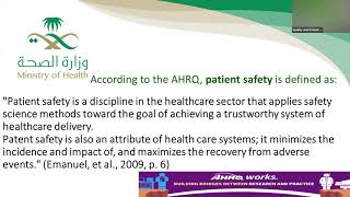 Patient Safety Part I CPHQ