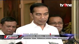 Apresiasi Aksi Mahasiswa, Jokowi: Yang Penting Jangan Rusuh!