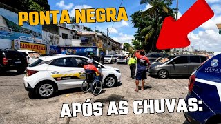 IMPACTO DAS CHUVAS EM NATAL: COMO ESTÁ A PRAIA DE PONTA NEGRA AGORA?