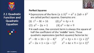 Algebra and Trigonometry Unit 4 Session 2