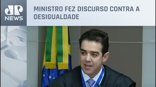 Empossado como presidente do TCU, Bruno Dantas exalta Moraes e condena atos em Brasília