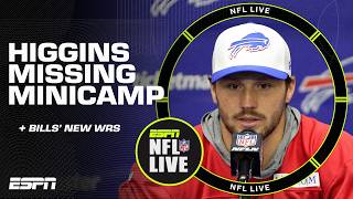 CONCERNS about Tee Higgins missing minicamp + Josh Allen's new WRs | NFL Live