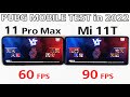 iPhone 11 Pro Max vs Xiaomi Mi 11T PUBG TEST - Which is BEST FOR GAMING in 2022?