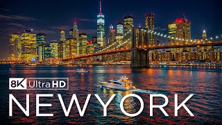 Explore New York 8K - The City That Never Sleeps with Iconic Skylines & Vibrant Streets