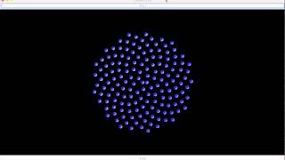 Fibonacci (sunflower) Spiral using Java 3D