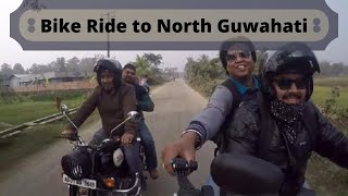 Bike Ride from Guwahati to North Guwahati | Doul Govinda - Dirgheshwari Temple | Hindi Assamese Vlog