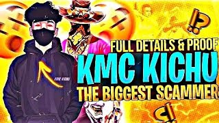 KMC KICHU - THE BIGGEST SCAMMER IN KERALA FREE FIRE COMMUNITY#kmckichu#hipstergaming #kmckomban