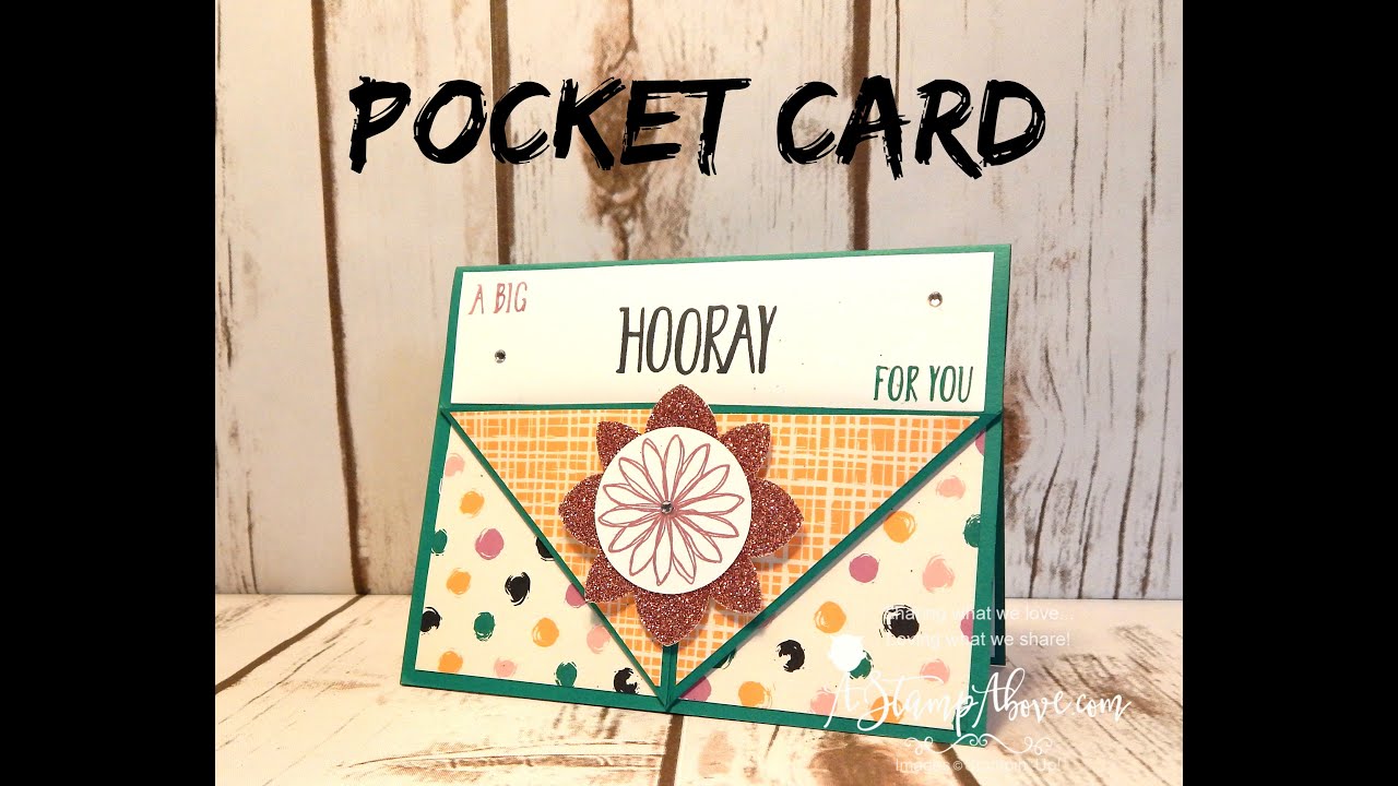 Fun Fold Pocket Card Youtube