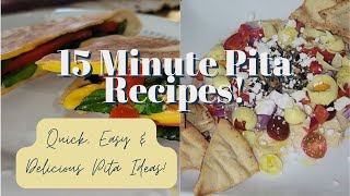 Easy \u0026 Delicious Pita ideas | SPRING Meals | Greek Hummus Dip | Leanne's Life