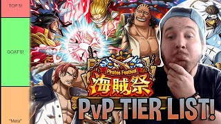 PvP TIER LIST! WHAT ARE THE BEST PVP UNITS?! Every Legend & PRR Ranked! [OPTC | トレクル]