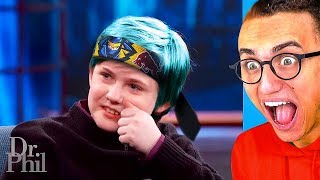 Fortnite Dr Phil Videos 9tube Tv - crazy 12 year old addicted to playing fortnite
