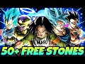 OVER 50 FREE STONES FOR GLOBAL!! Top Grossing & Maximum Thanks Rewards + Summons | DBZ Dokkan Battle