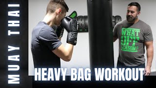 Muay Thai | Basic Heavy Bag Single Strikes