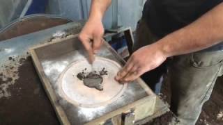 سكب وخراطه البكرات بطريقه ستذهلك | لايفوتك Aluminum casting and turning