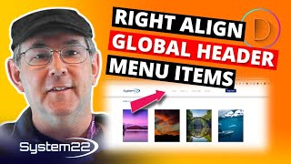 Divi Theme Global Header Right Align Menu Items 👍👈👍