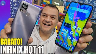 Infinix Hot 11 | BOM e BARATO Por MENOS de 1100 REAIS! Análise / Review