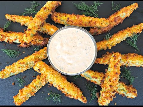 Appetizer Recipe: Oven Fried Pickles by Everyday Gourmet with Blakely Appetizer Recipe: Oven Fried Pickles by Everyday Gourmet with Blakely