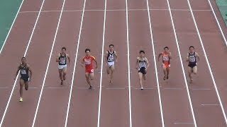 サニブラウン 10.06 予選3組 男子100m 日本選手権陸上2017