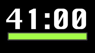 41 Minute Timer [ Progress Bar ] - 4K 60 FPS