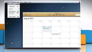 How to turn on time zone support in the Calendar app of Mac® OS X™