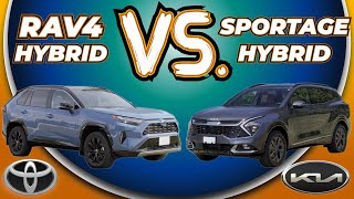 Toyota RAV4 Hybrid VS Kia Sportage Hybrid comparison