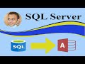 SQL server tutorial: Export data from SQL Server to MS Access database accdb